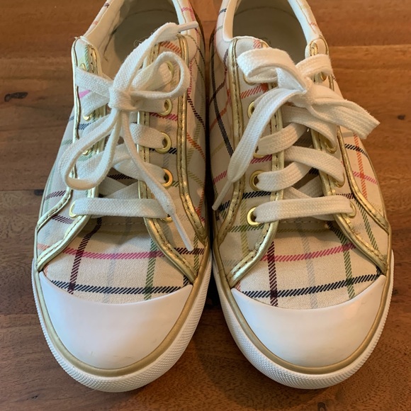 Coach Barrett Tattersall sneakers size 7 - Picture 2 of 6